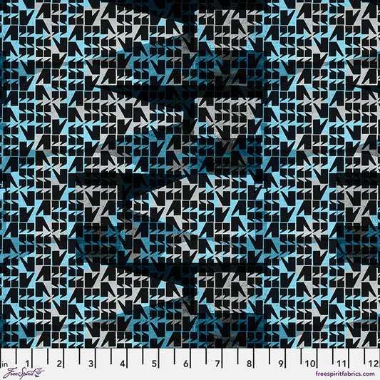 FreeSpirit PUNC*T Conference Marlee modern mark-making quilting cotton by e bond