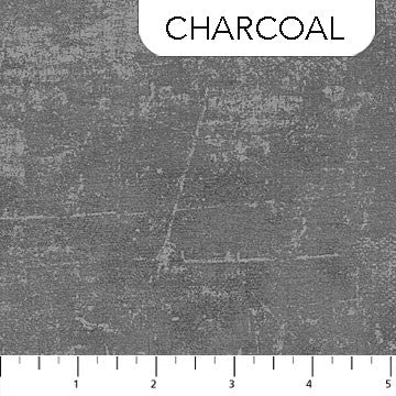 Northcott - Canvas - Texture Charcoal 9030-96