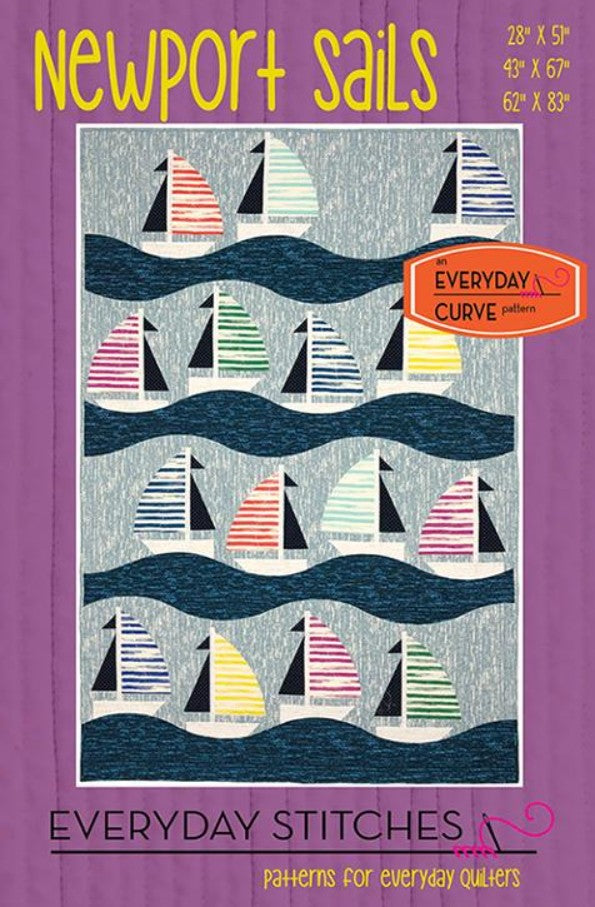 Moda Everyday Stitches Newport Sails multicolor quilting cotton