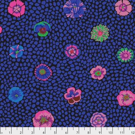 Kaffe Fassett Guinea Flower Black quilting fabric