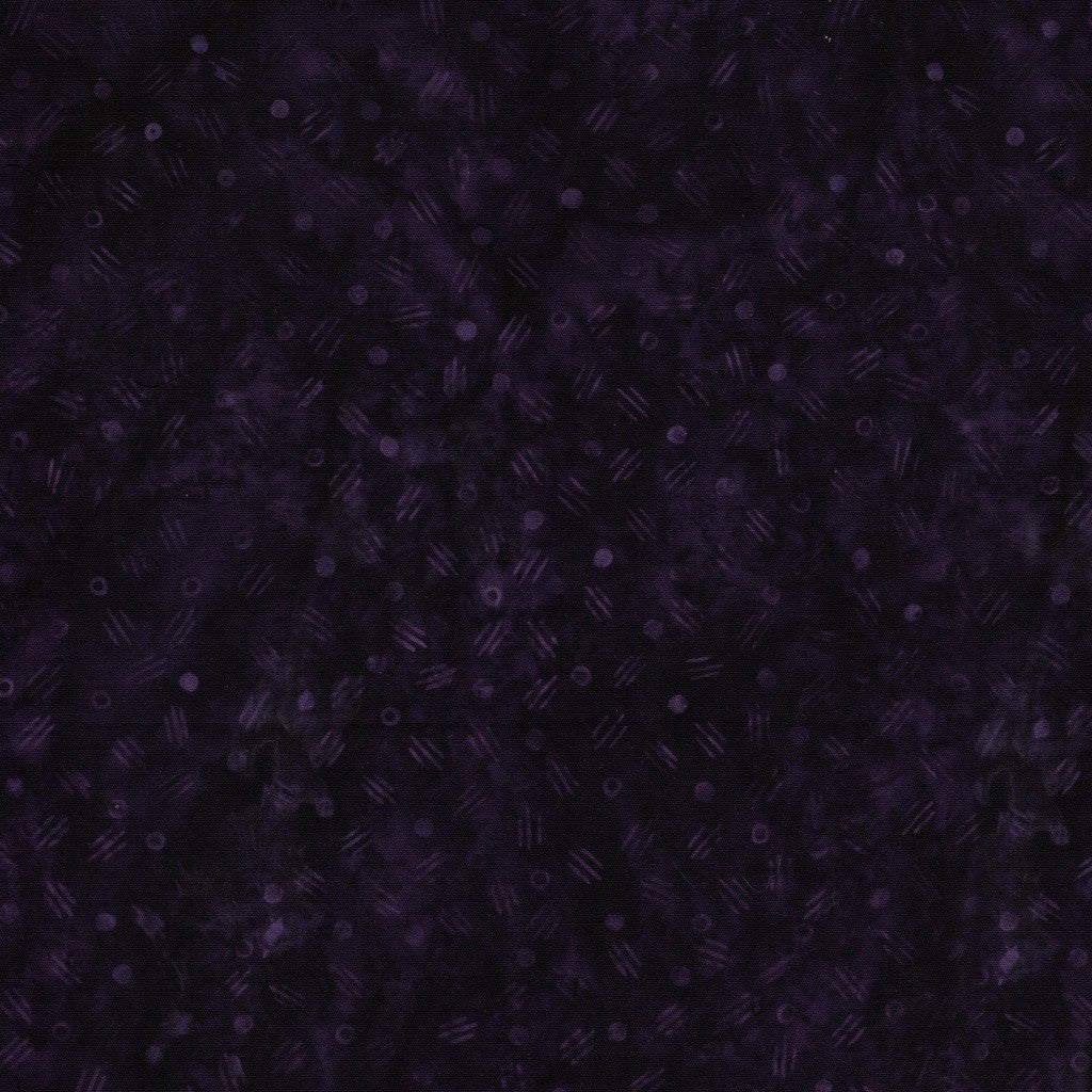 Lumin Fabrics - Kate Colleran - Spring Fling - Seeds - Purple Eggplant