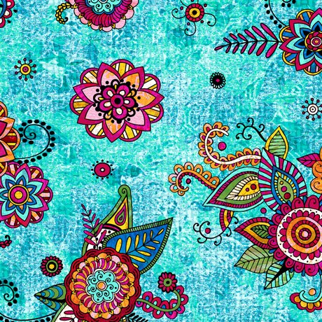 QT Fiorella 27180-Q floral quilting cotton
