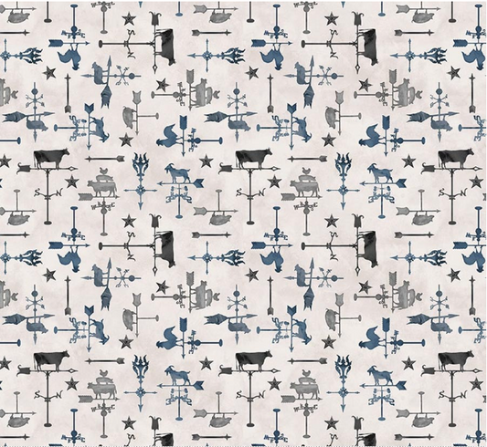 Studio E Farmhouse Fixer Upper Ecru quilting cotton fabric
