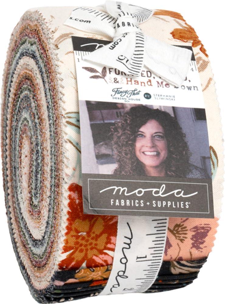 Moda Foraged Found Hand Me Down Jelly Roll 40 strips