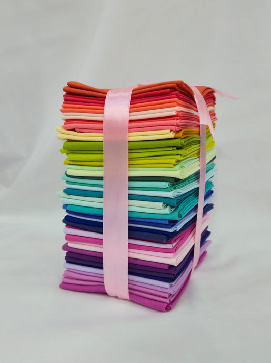 Tula Pink Solids fat quarter bundle 42 piece precut quilting