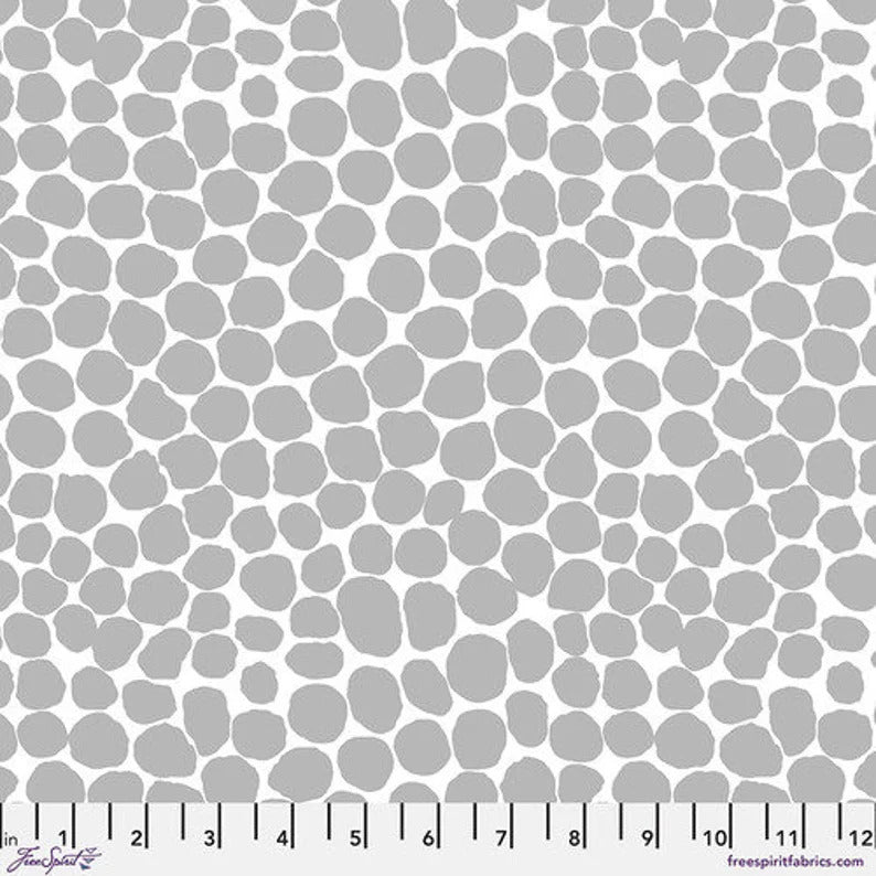 Kaffe Fassett Jumble Grey quilting cotton fabric