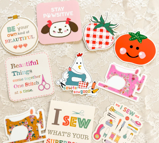 MInki Kim - 10 Assorted Stickers