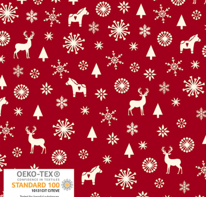 Blank - Scandinavian Christmas - 4497-151 Red