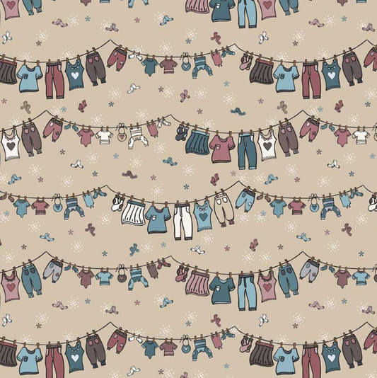 Blank Quilting Laundry Hour 139 Sand cotton