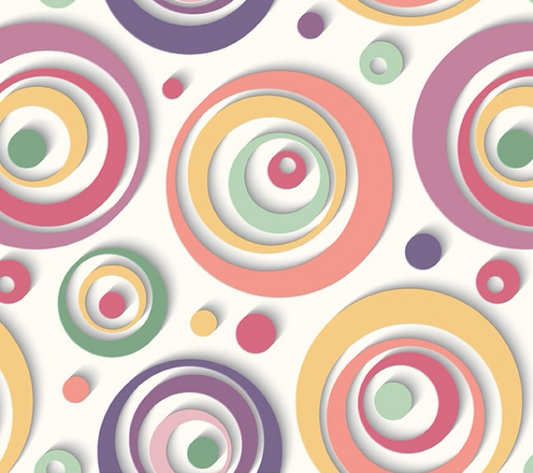Studio E Another Dimension 8677-107 Tertiary multicolor geometric metallic quilting cotton