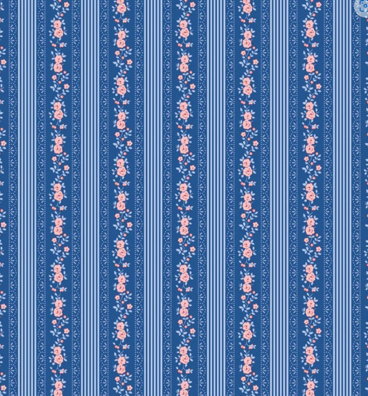 Tilda Something Blue Claramay Denim quilting cotton fabric