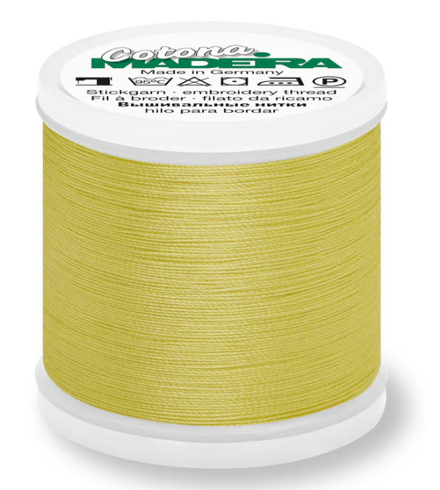 Madeira Thread - Mustard Yellow Cotona 30wt 575