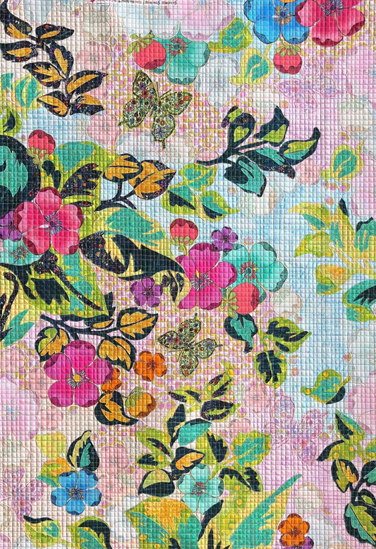In Bloom Collage Fabric Kit