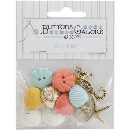 Beach Treasures button bag nautical sewing notion
