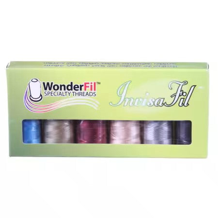 WonderFil Invisafil thread mini pack B004 Bold colors