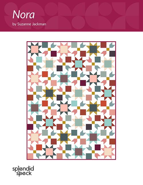 Splendid Speck Nora quilt pattern Moda modern geometric