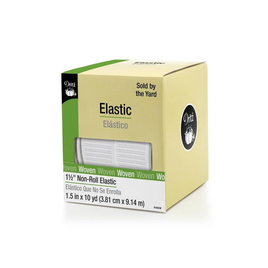 Dritz 1 1/2 -Roll Elastic white