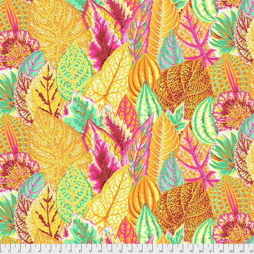 Kaffe Fassett Coleus Yellow quilting fabric