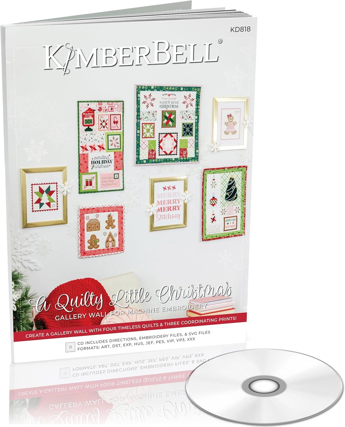 Kimberbell A Quilty Little Christmas Gallery Wall embroidery kit