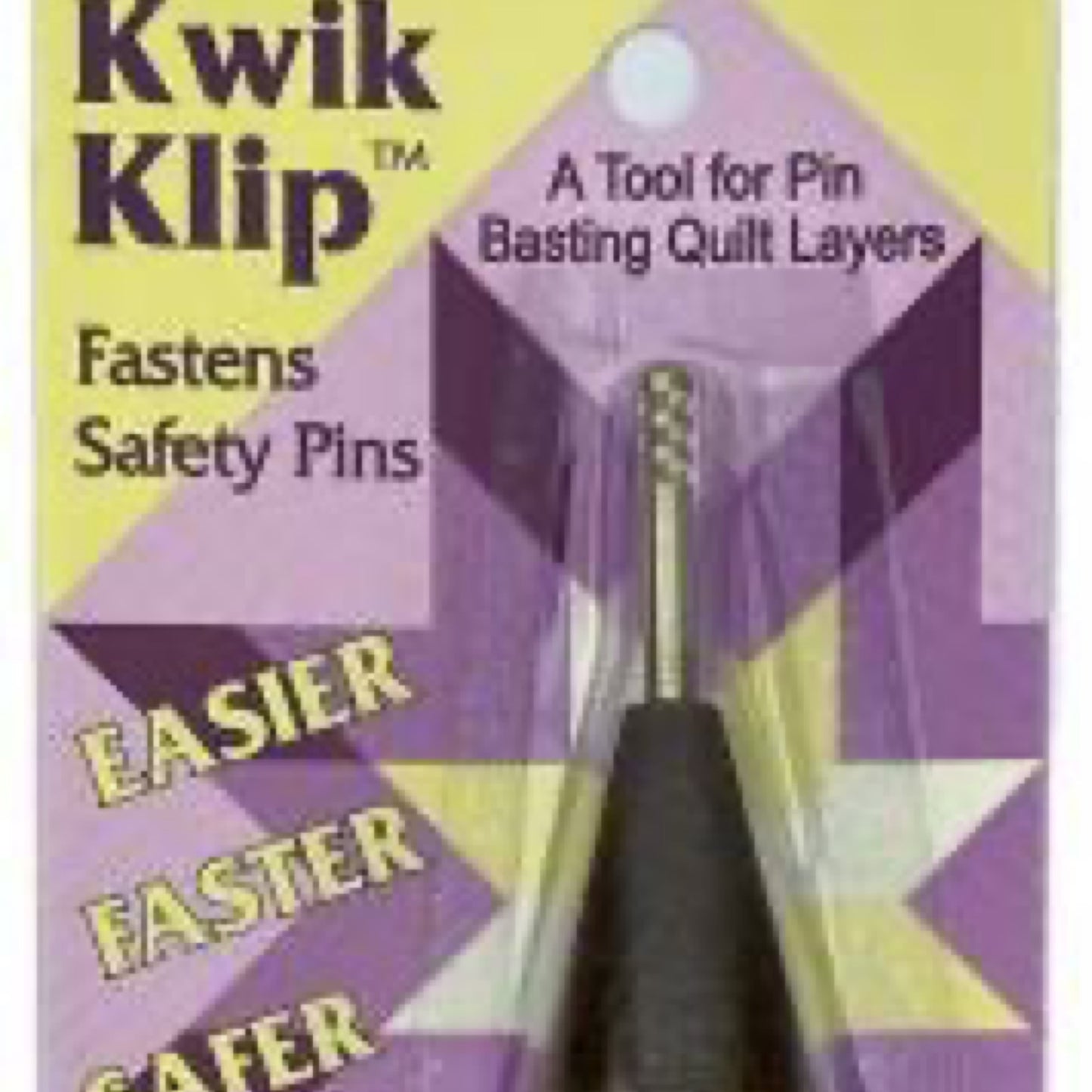 Kwik Klip Safety Pin closing tool quilting notion