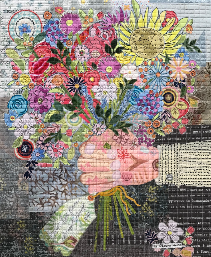 Laura Heine -Always & Always Collage Quilt Kit