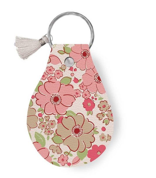 Lori Holt - Leather Circle Key Chain Mercantile