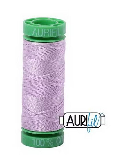 Aurifil Cotton Mako 40wt 150m light lilac 10ct pack