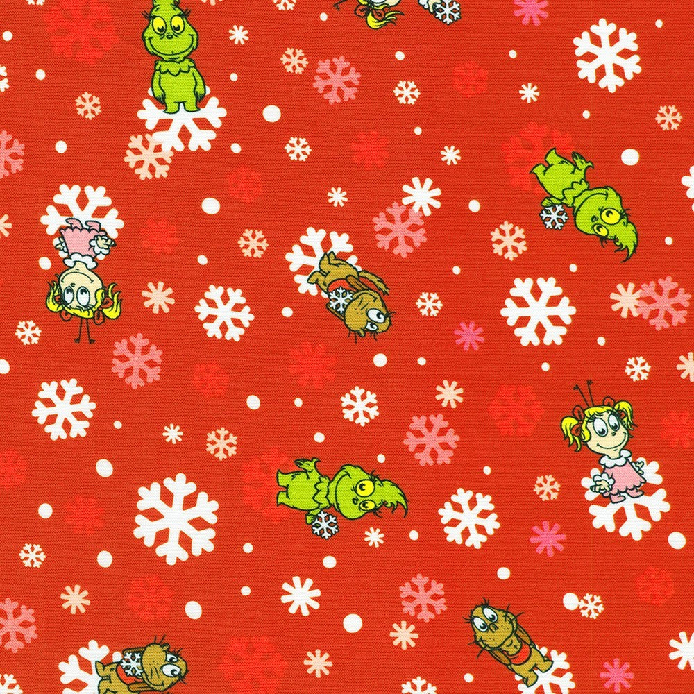 Robert Kaufman - Little Grinch - ADED-23875-3 RED