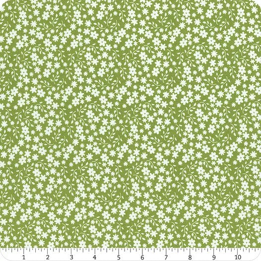 Moda Raspberry Summers Fresh Grass Sherri Chelsi quilting fabric