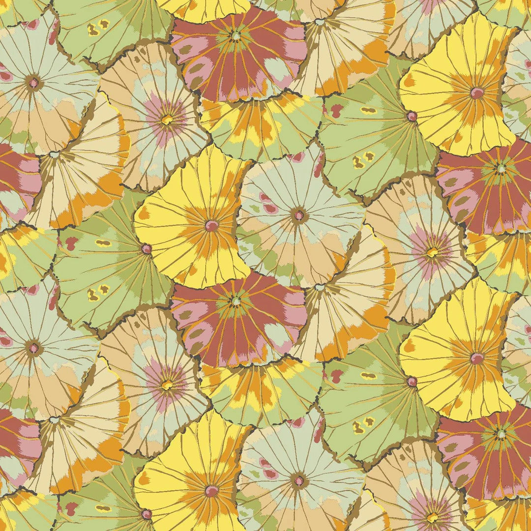Kaffe Fassett Lotus Leaf Jade quilting cotton