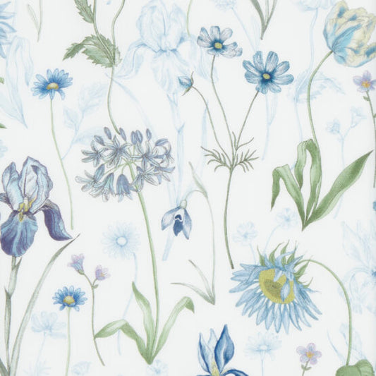 Liberty Meadow Muse B Tana Lawn cotton botanical floral fabric
