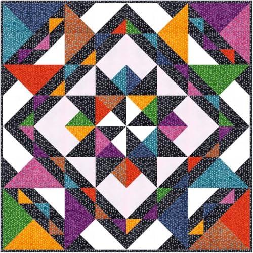 Expressions Batiks Polka Pop Elementals Starla quilt kit Riley Blake