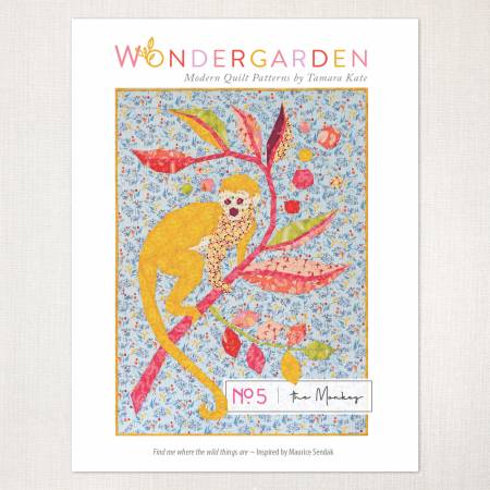 Wondergarden The Monkey Quilt Pattern animal quilting