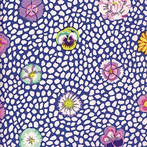 Kaffe Fassett Blue Guinea Flower quilting cotton