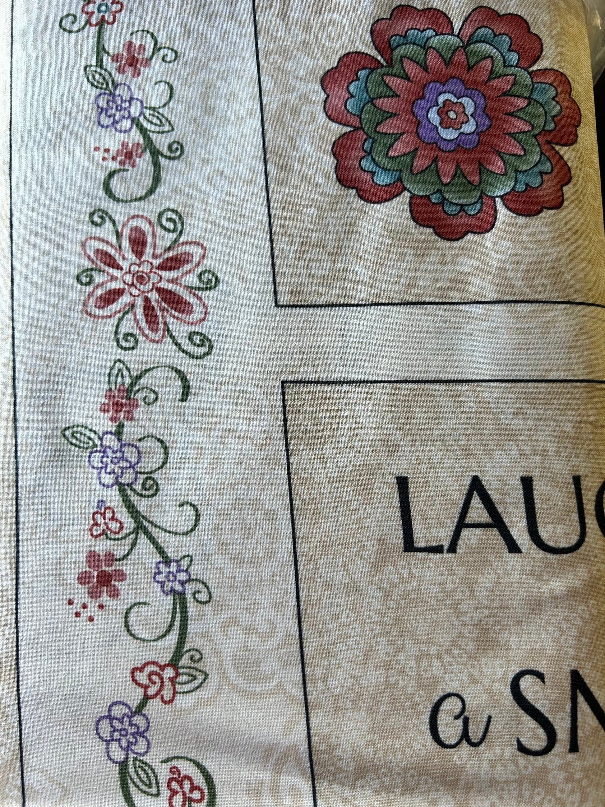 2387 Ivory quilting cotton warm neutral tone