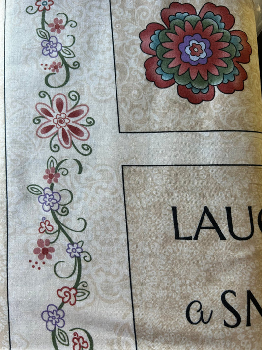 2387 Ivory quilting cotton warm neutral tone