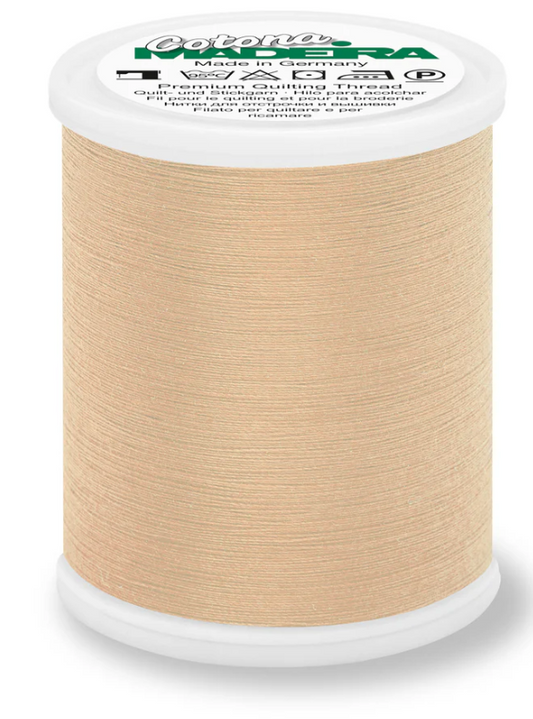 Madeira Cotona 50wt thread in Buttercream #673