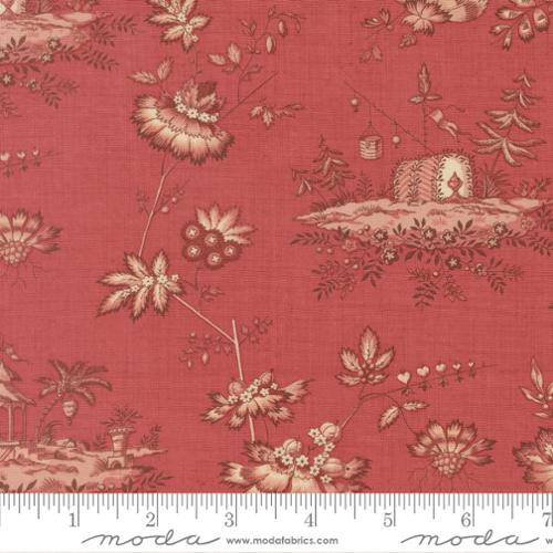 Moda Fleur De Paris Garance 13992 16 French General quilting cotton red
