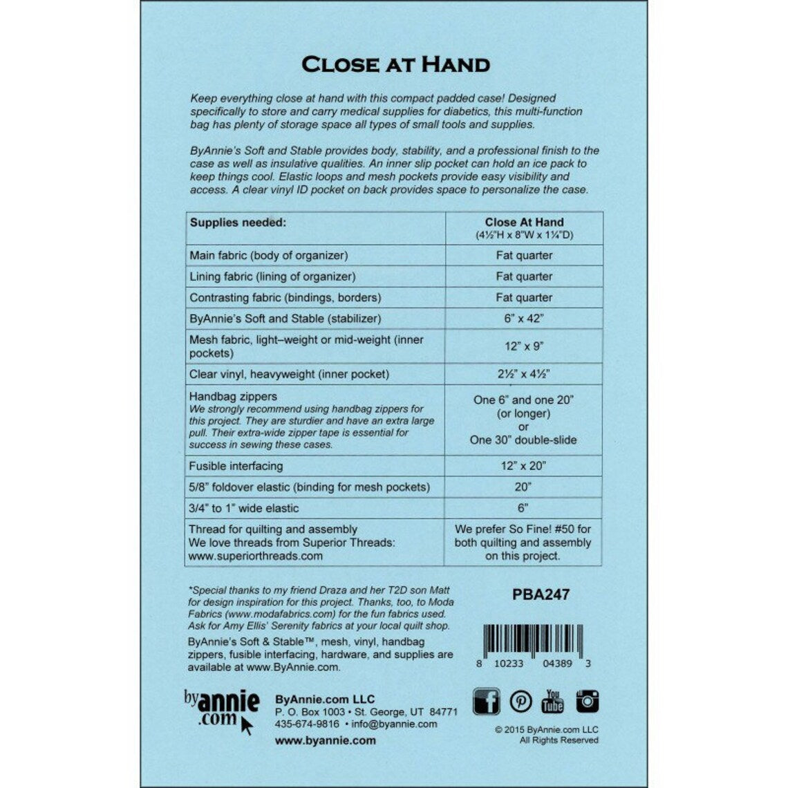 Close At Hand - Pattern
