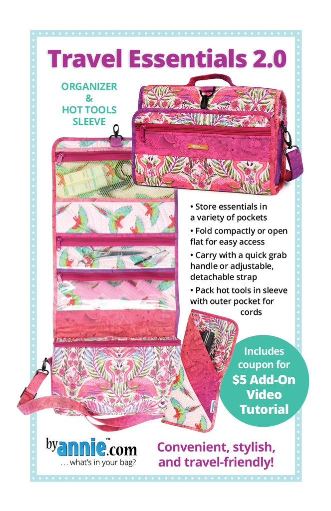 Travel Essentials 2.0 pattern by ByAnnie quilting