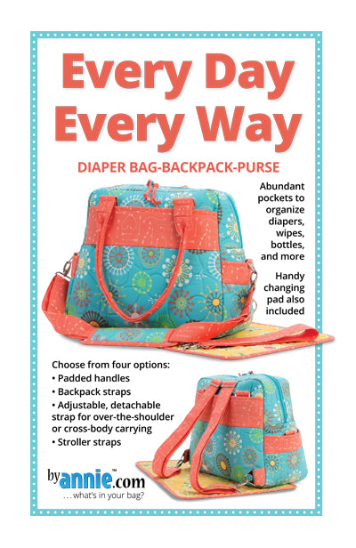 Every Day Every Way bag pattern by ByAnnie quilting