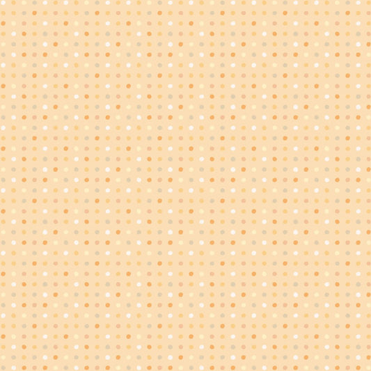 Poppie Cotton Yellow Seeing Spots polka dot quilting cotton