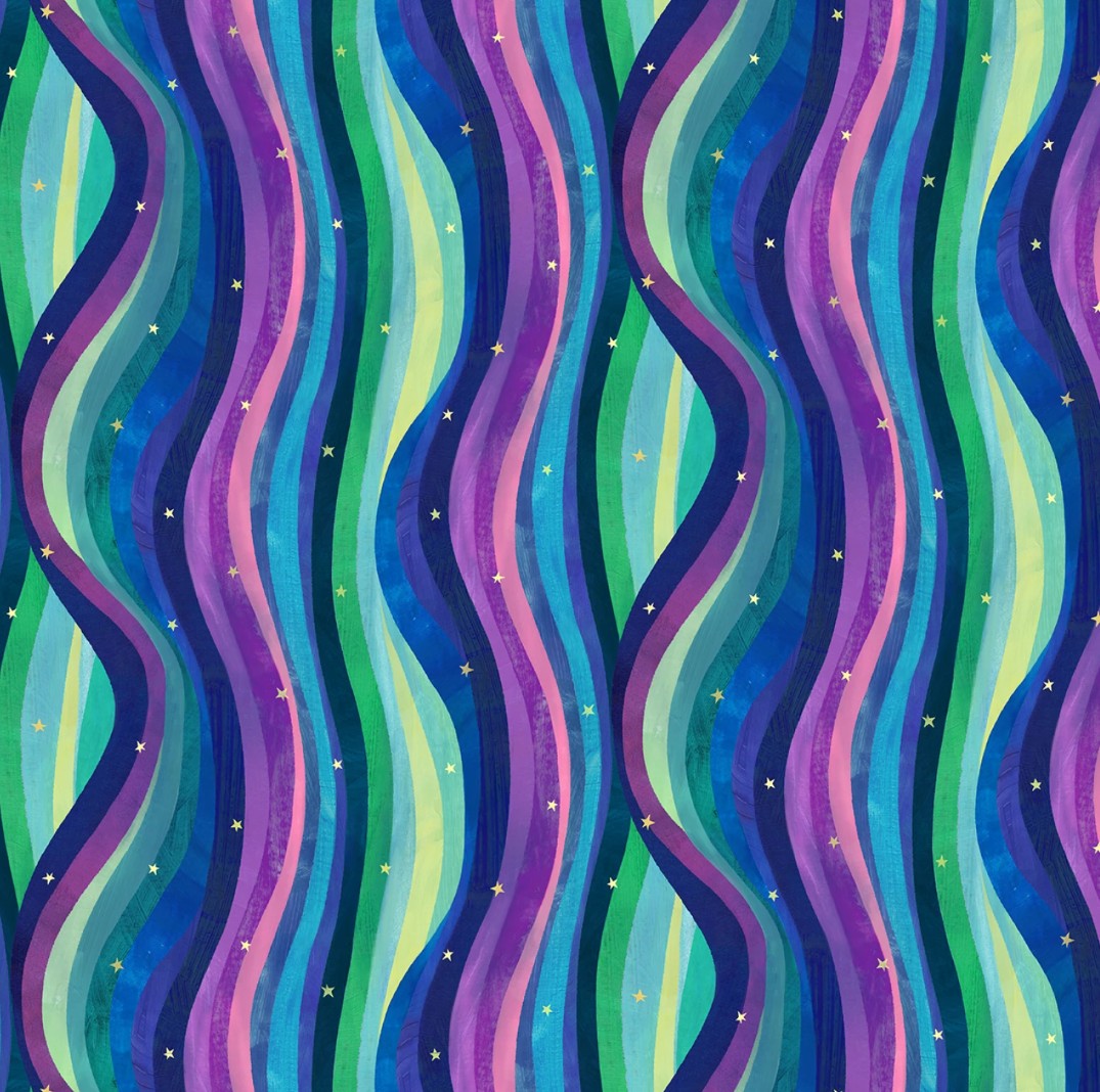 Michael Miller Multi Northern Lights multicolor quilting cotton