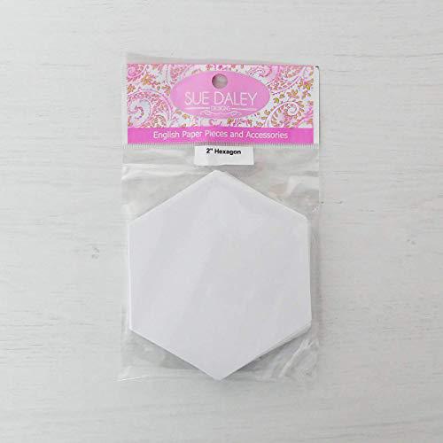 Sue Daley Designs 2" Hexagon Papers Patchwork with Busyfingers Hex Epp English Paper Piecing (200 Pieces Total)