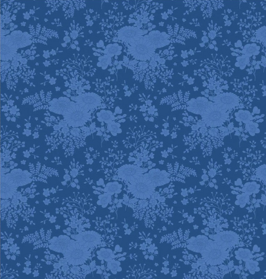Tilda Something Blue Isolde Night quilting cotton fabric