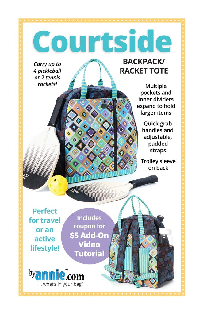 Courtside bag pattern by ByAnnie quilting