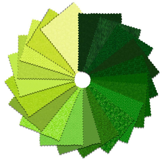 Green Giant Fat Quarters I ve Got Hue Babe precut