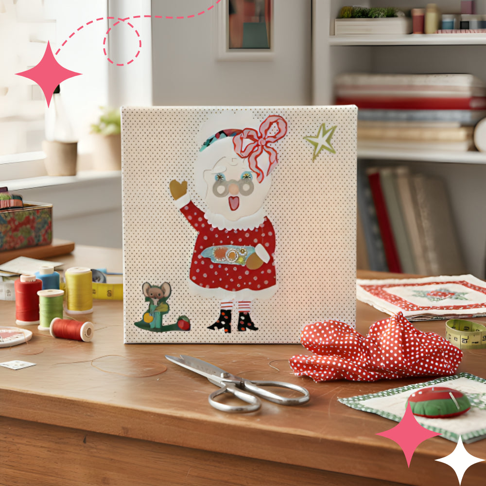 Laura Heine Whatevers! #42 – Mrs. Claus Collage Class