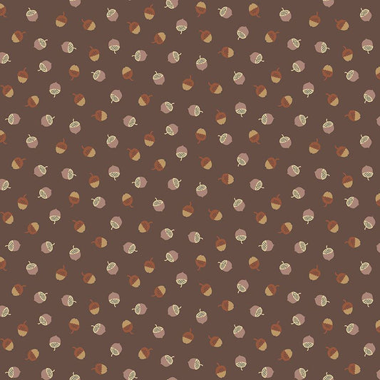 Dear Stella Acorns Nutmeg STELLA-D3218 quilting fabric