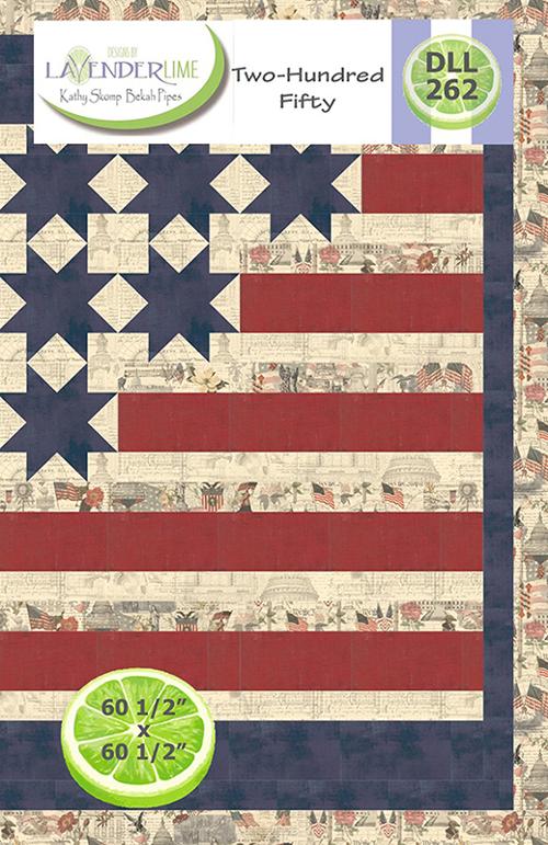 Designs by Lavender Lime Two-Hundred Fifty Moda America quilting book